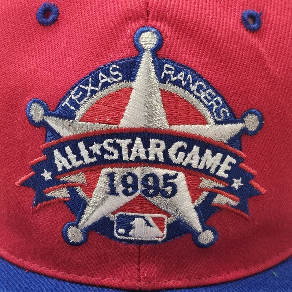Vintage 1985 MLB All Star Game Texas Rangers Fitted Hat - Size 7 1/4 - Picture 3 of 10